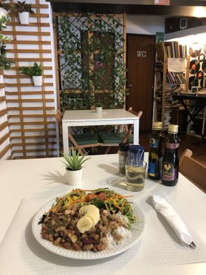   at Veganeats Caffe in Lisbon