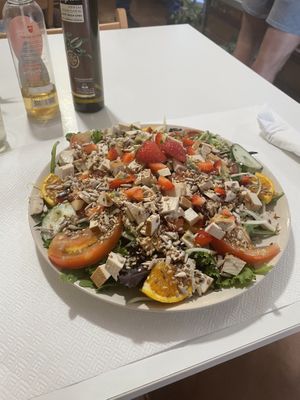 Smoked Tofu Salad  at Veganeats Caffe in Lisbon