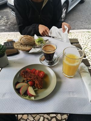  at Veganeats Caffe in Lisbon