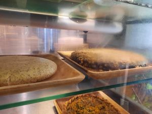 Cakes at Veganeats Caffe in Lisbon