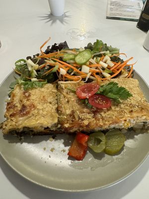 Big plate   at Veganeats Caffe in Lisbon