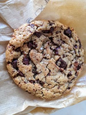 Chocolate cookie. at Veganeats Caffe in Lisbon