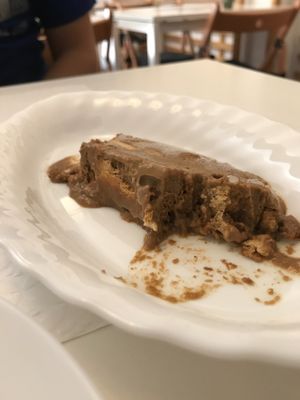 I nearly forgot to take a photo this frozen dessert was so good! at Veganeats Caffe in Lisbon