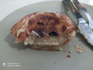 Nata at Veganeats Caffe in Lisbon