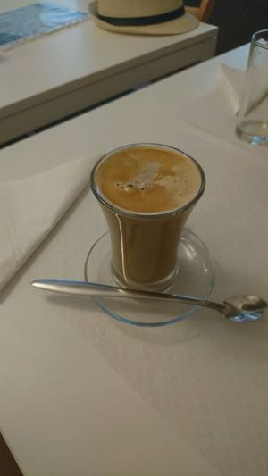 coffe at Veganeats Caffe in Lisbon
