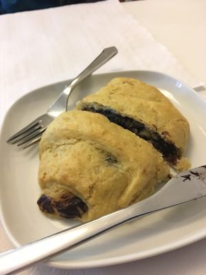 Delicious Chocolate brioche  at Veganeats Caffe in Lisbon