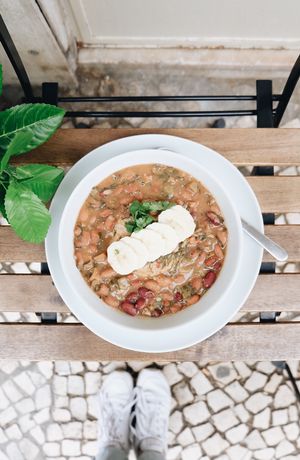 Dish of the day at Veganeats Caffe in Lisbon