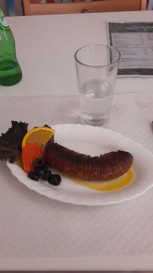 1/2 chorizo at Veganeats Caffe in Lisbon