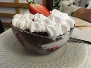 Bolo mastigado at Veganeats Caffe in Lisbon