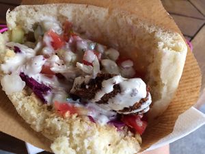 falafel at U Satla in Prague