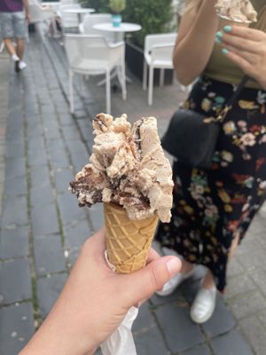 Vegan kinder bueno  at N'Ice Cream Factory in Warsaw