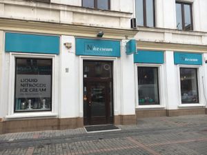 outside  at N'Ice Cream Factory in Warsaw