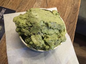 spinach oreo at N'Ice Cream Factory in Warsaw