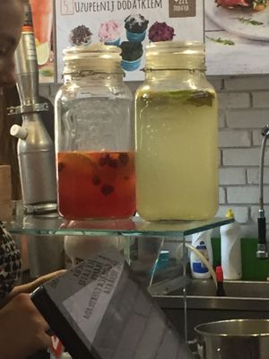 lemonade at N'Ice Cream Factory in Warsaw