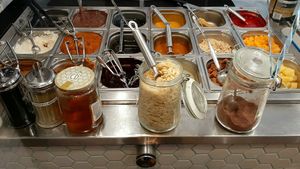Many flavors at N'Ice Cream Factory in Warsaw