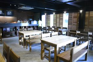 Interiors at Agico Vegetarian Cafe - Missouri St in Metro Manila