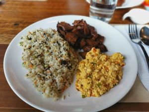 Good tapa at Agico Vegetarian Cafe - Missouri St in Metro Manila