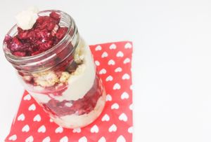 vegan cashew cream and fruits at Natureat in East London