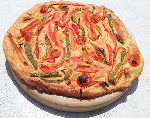 focaccia at Natureat in East London