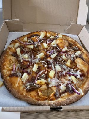 Vegan bbq chickn  at Allentown Pizza in Buffalo