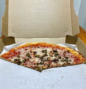 Vegan Cheese & Pepperoni at Allentown Pizza in Buffalo