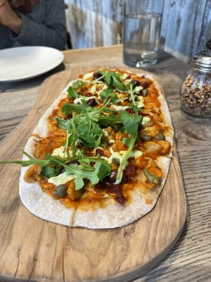 Pizza at Farmacy in West London