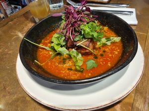 Lasagna at Farmacy in West London