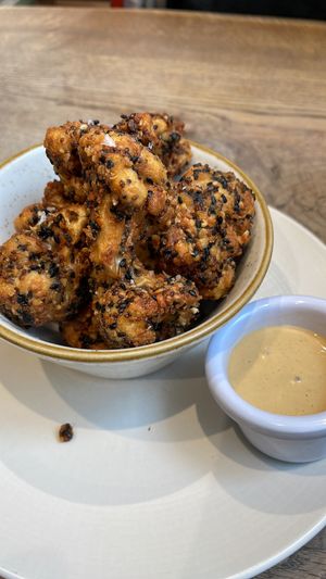 Pop corn cauliflower  at Farmacy in West London