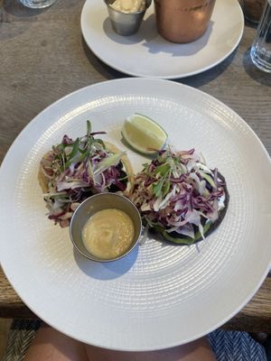 Tostadas  at Farmacy in West London