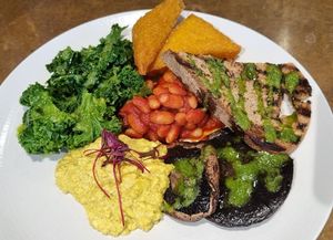 English Breakfast at Farmacy in West London