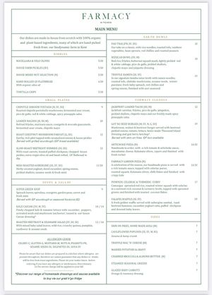   at Farmacy in West London