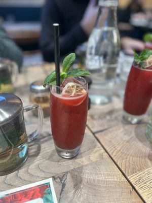 Non alcoholic cocktail  at Farmacy in West London