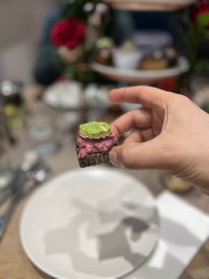 Beetroot tartare  at Farmacy in West London