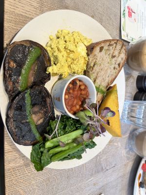 English breakfast   at Farmacy in West London