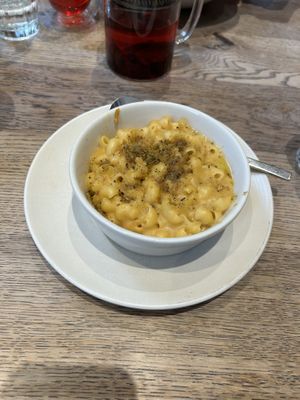 Truffle Mac and cheese  at Farmacy in West London