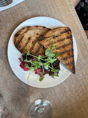 Mushroom Pate at Farmacy in West London