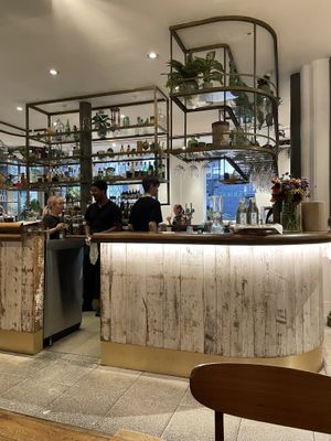 Inside  at Farmacy in West London