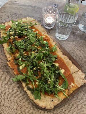 Artichoke pizza!  at Farmacy in West London