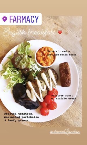 If you want a full English, this is the place!  at Farmacy in West London