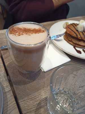 Maca latte at Farmacy in West London