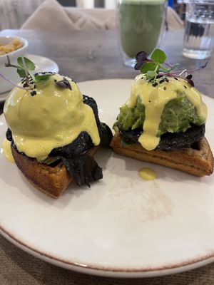 Vegan Benedict   at Farmacy in West London