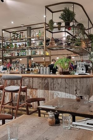 Interior at Farmacy in West London