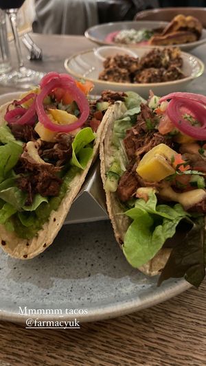 Tacos   at Farmacy in West London