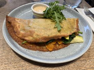 Protein omelette   at Farmacy in West London