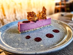 berry cheesecake.   Thank you for a lovely evening. at Farmacy in West London