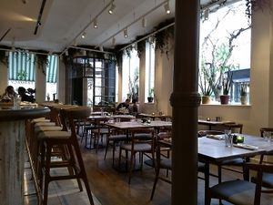 interior at Farmacy in West London