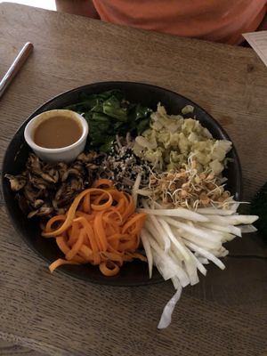 Kimchi bowl at Farmacy in West London
