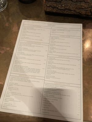 Drinks at Farmacy in West London