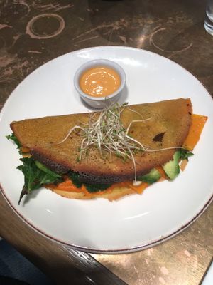 Protein omelette  at Farmacy in West London