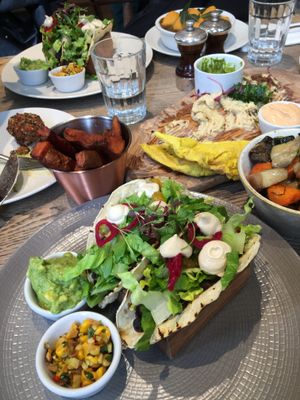 Nice vegan lunch  at Farmacy in West London